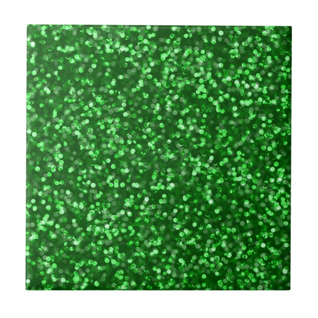 Azulejo De Cerâmica Brilho verde Sparkling (Frente)