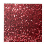 Azulejo De Cerâmica Brilho vermelho do falso<br><div class="desc">Grande brilho vermelho glamoroso do falso.
NOTE POR FAVOR:  Estes são gráficos impressos plano - nenhumas peças levantadas.</div>