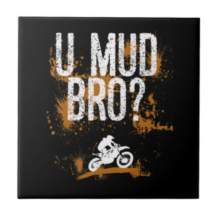 Azulejo De Cerâmica Bro Homie Dude Motocicletas Mudding