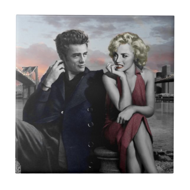 Azulejo De Cerâmica Brooklyn B&W (Frente)