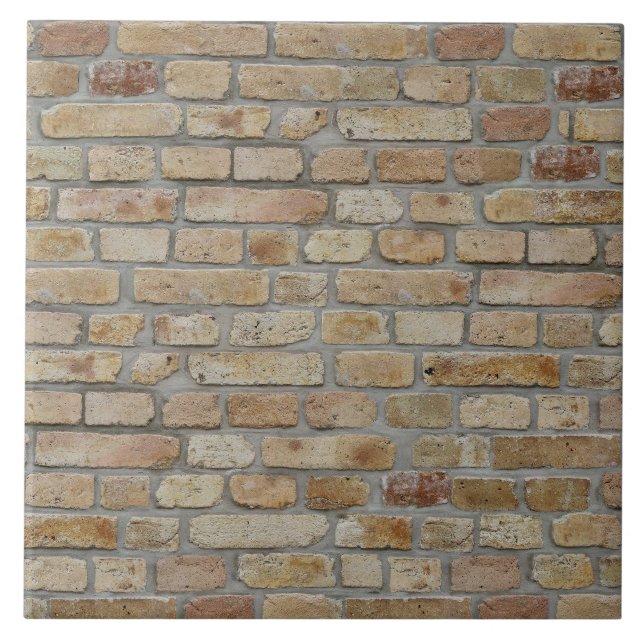 Azulejo De Cerâmica Brown Brick Wall A Novelty Design (Frente)