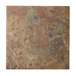 Azulejo De Cerâmica Brownstone rústico vintage impressão simples rústi
