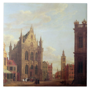 Azulejo De Cerâmica Bruges, 1824 (óleo no painel)