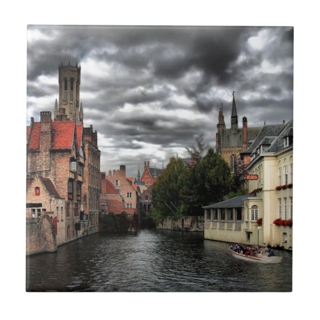 Azulejo De Cerâmica Bruges, Bélgica (Frente)