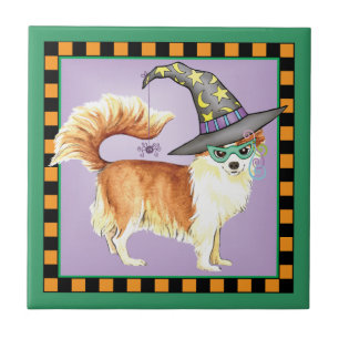 Azulejo De Cerâmica Bruxa da chihuahua