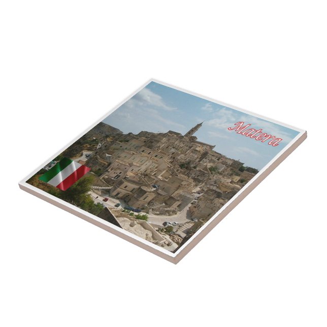 Azulejo De Cerâmica BSL016 MATERA Os Sassi de Matera, (Lateral)