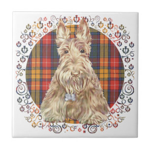 Azulejo De Cerâmica Buchanan Tartan Scottie