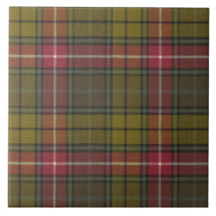 Azulejo De Cerâmica Buchanan Weathered Original Clan Tartan Escocês
