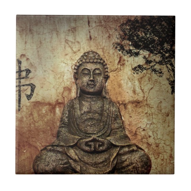 Azulejo De Cerâmica Buddah (Frente)