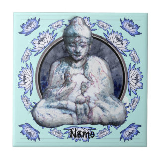 Azulejo De Cerâmica Buddha Breathe