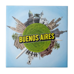 Azulejo De Cerâmica Buenos Aires planeta minúsculo marco arquiteto