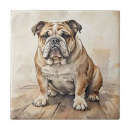 Azulejo De Cerâmica Bulldog