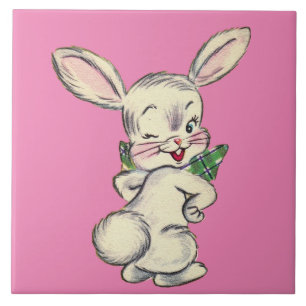 Azulejo de cerâmica Bunny Rabbit