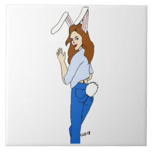 Azulejo De Cerâmica bunnygirl