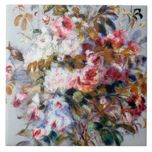Azulejo De Cerâmica Buquê de Rosas, Renoir