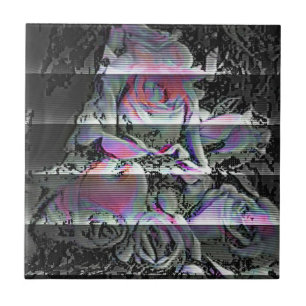 Azulejo De Cerâmica Buquê Techno