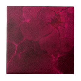 Azulejo De Cerâmica Burgundy Passion
