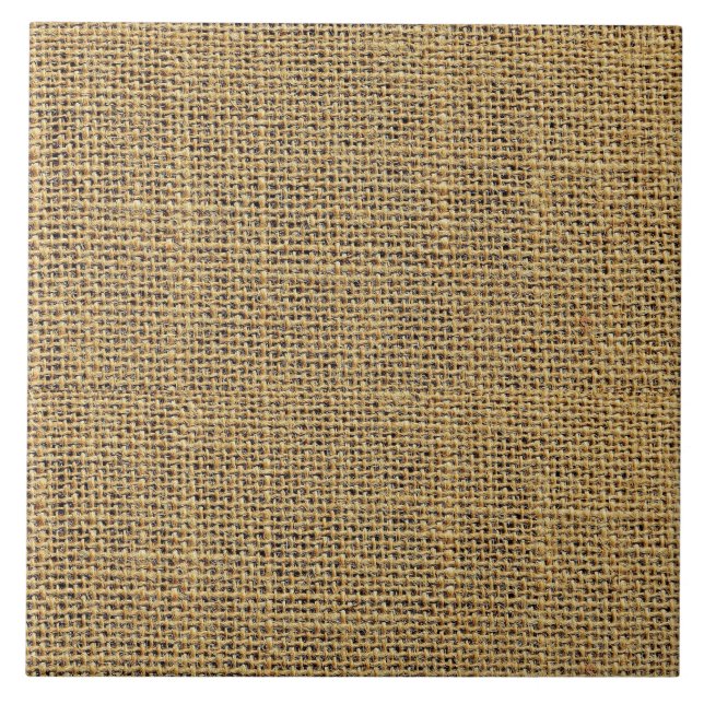 Azulejo De Cerâmica Burlap Jute (Frente)