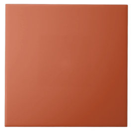 Azulejo De Cerâmica Burnt Sienna Color | #C65430