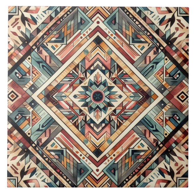 Azulejo De Cerâmica Buscador de Sabedoria (Frente)