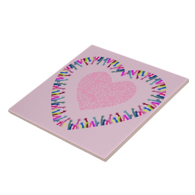 Azulejo De Cerâmica Buscando o amor (Lateral)