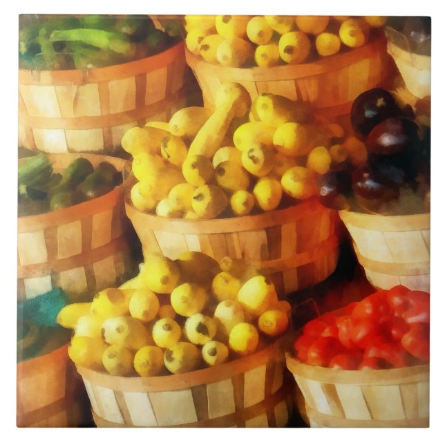 Azulejo De Cerâmica Bushels de Flavor (Frente)