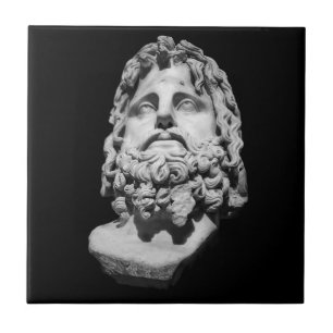 Azulejo De Cerâmica Busto Greco Romano