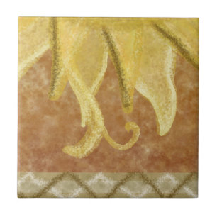 Azulejo De Cerâmica C2 - Pintura mural de Sunface, meio inferior - C2