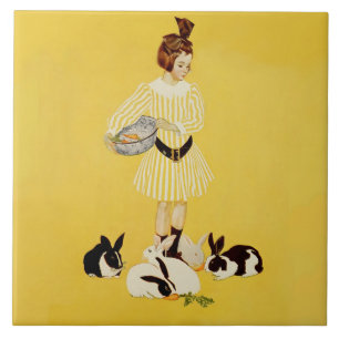 Azulejo De Cerâmica C Coles Phillips “Um Amigo da Família"