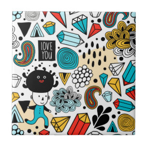 Azulejo De Cerâmica Cabeça louca