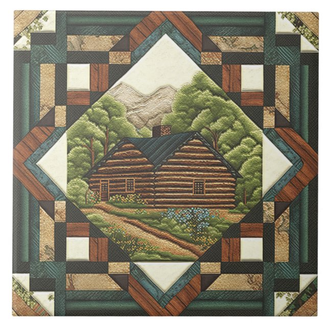 Azulejo De Cerâmica Cabine de registro (Frente)