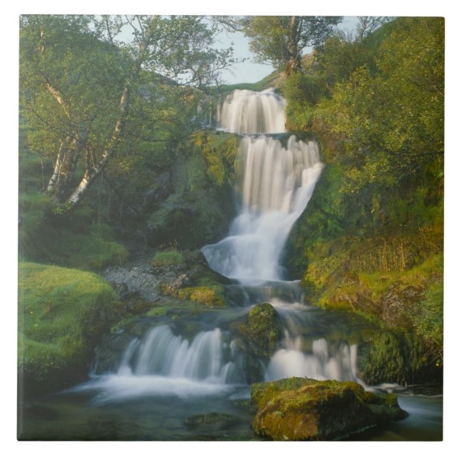 Azulejo De Cerâmica Cachoeira, Ilha de Skye, Escócia (Frente)