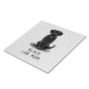 Azulejo De Cerâmica Cachorro Bestial (Labrador Retriever Mãe)
