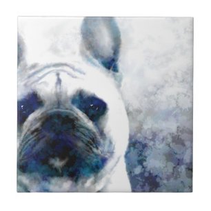 Azulejo De Cerâmica Cachorro Bulldog Francês 159