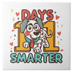 Azulejo De Cerâmica Cachorro Dálmata 101 Dias Mais Inteligente