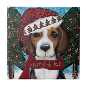 Azulejo De Cerâmica Cachorro-de-caça-americano