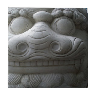 Azulejo De Cerâmica Cachorro de Pé Chinês