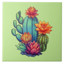 Azulejo De Cerâmica Cactus bonito
