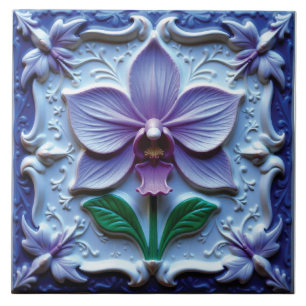 Azulejo De Cerâmica Cadência Orquídea