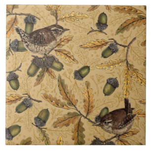 Azulejo De Cerâmica Cães e bolotas de mel