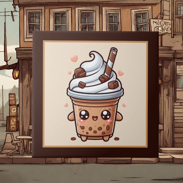 Azulejo De Cerâmica Café, bar, compre ou Café (Criador carregado)