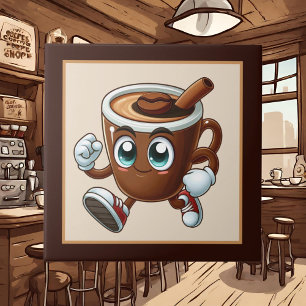 Azulejo De Cerâmica Café, bar, compre ou Café