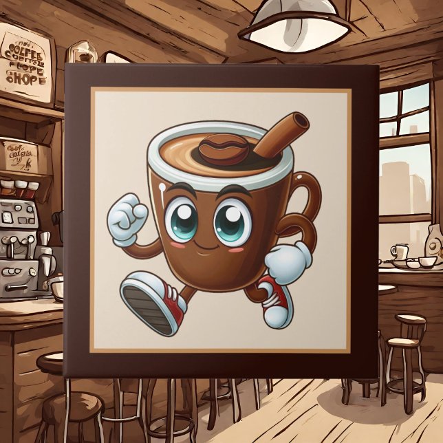 Azulejo De Cerâmica Café, bar, compre ou Café (Criador carregado)