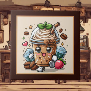 Azulejo De Cerâmica Café, bar, compre ou Café