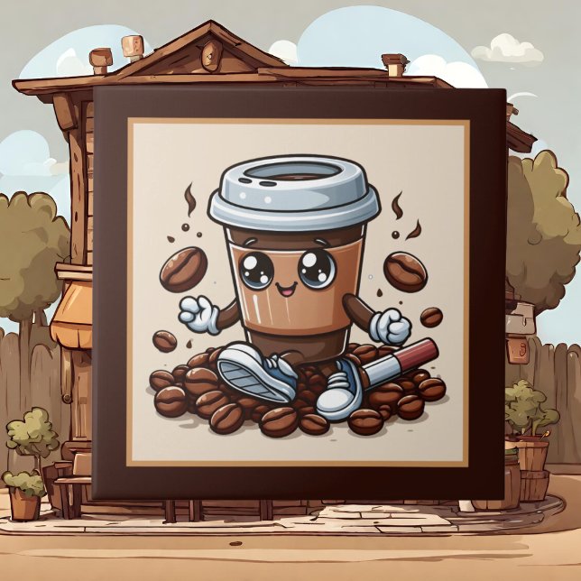 Azulejo De Cerâmica Café, bar, compre ou Café (Criador carregado)