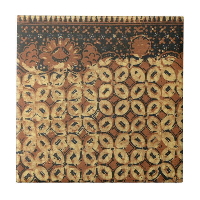 Azulejo De Cerâmica Café Bean Terthy Boho Russo (Frente)