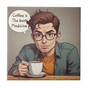 Azulejo De Cerâmica Café é o melhor remédio