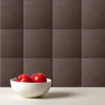 Azulejo De Cerâmica Café marrom-claro de cor sólida<br><div class="desc">Design de café de chicória de cor sólida e castanho comum.</div>