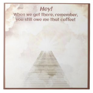 Azulejo De Cerâmica Café no céu