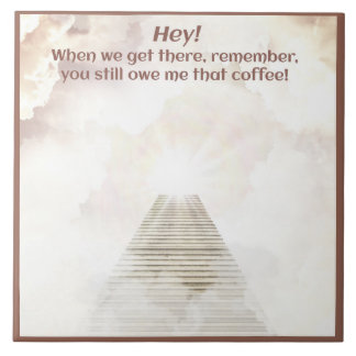 Azulejo De Cerâmica Café no céu